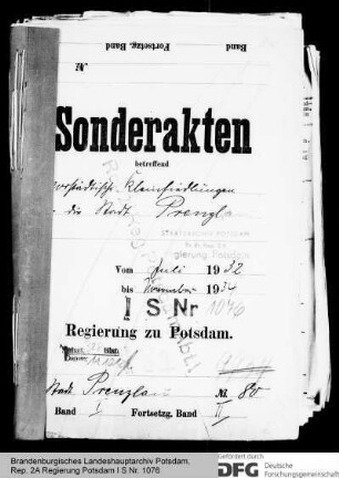 Kleinsiedlungen in Prenzlau