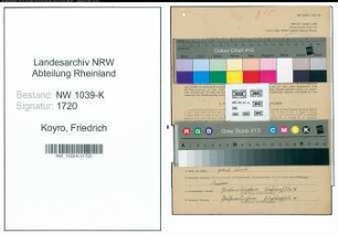 Entnazifizierung Friedrich Koyro , geb. 17.05.1914 (Gaertner)