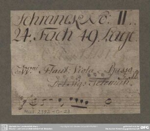 Suites - Mus.2392-O-23 : strings, ob, b - e; TWV 55: e 10