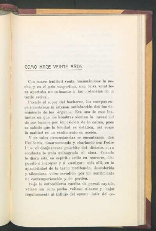 Como hace veinte años