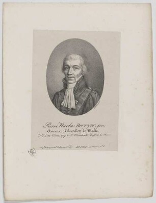 Bildnis des Pierre Nicolas Berryer