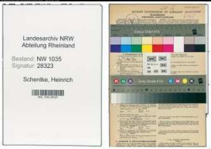 Entnazifizierung Heinrich Schentke , geb. 06.11.1890 (Kaufmaennischer Angestellter)