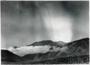 Nevado de Chañi Wolkenbildung von Osten im Leontal. Jujuy