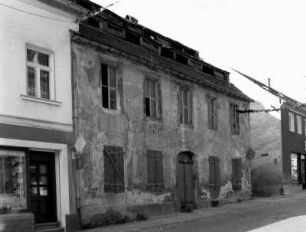 Kamenz, Bautzner Straße 72. Wohnhaus (1. H. 19. Jh.). Straßenansicht