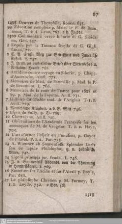 [Pens. VII. No. 1498-1747. 21 Jan. 1802]