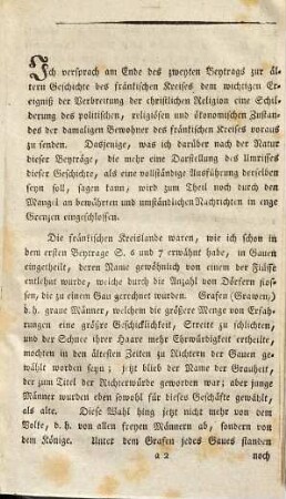 Zur Aeltern Geschichte des fränkischen Kreises, Dritter Beytrag. Eine Einladungsschrift zur Prüfung der Jugend in dem Windsheimischen Gymnasium, welche den 7. Junius ihren Anfang nehmen wird