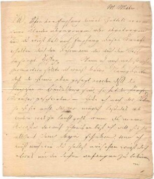 Korrespondenz von Wilhelm Grimm an Paul Wigand