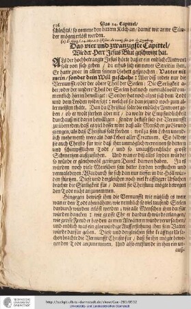 Das vier und zwanzigste Capittel