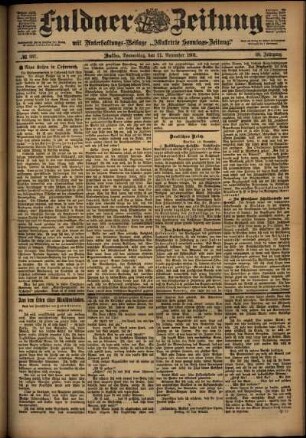 Ausgabe vom Donnerstag, den 21. November 1901.