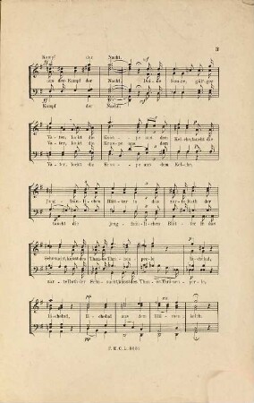 Vier Lieder für vierstimmigen Männerchor : op. 74, No. 3. Gebet