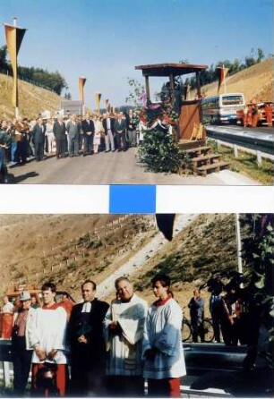 Einweihung des Streckenabschnitts am 28.09.1990