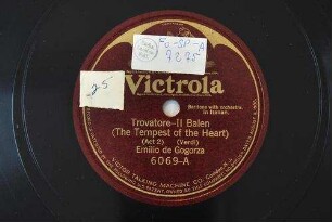 Trovatore : Il balen (The tempest of the heart); (act 2) / (Verdi)