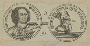 Bildnis des Christianus Wolfius