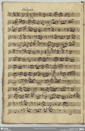 20. Anonymus, Andante, F-Dur