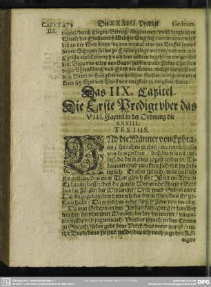 Das IIX. Capitel