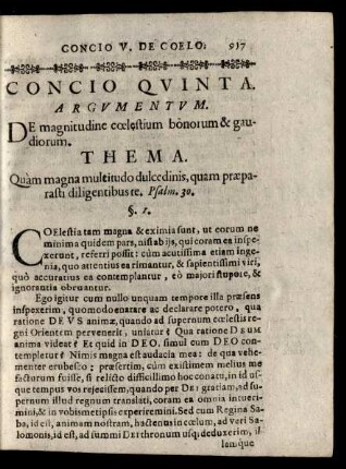 Concio Quinta.