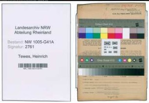 Entnazifizierung Heinrich Tewes , geb. 03.05.1914 (Polizeibeamter)
