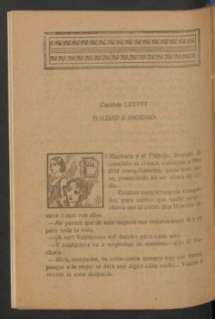 Capítulo LXXXVI - Maldad e ingenio