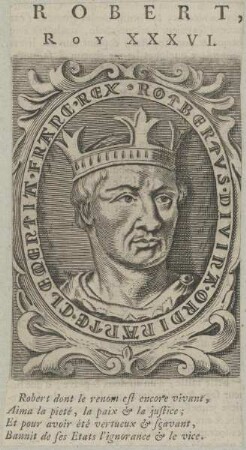 Bildnis von Robert, König von Frankreich