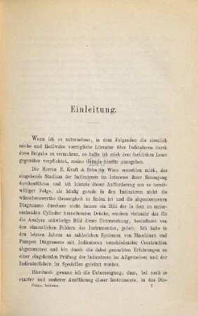 Der Indicator und sein Diagramm : Handbuch zur Untersuchung der Dampfmaschine