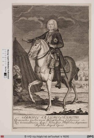 Bildnis Samuel von Schmettau (1742 Reichsgraf)