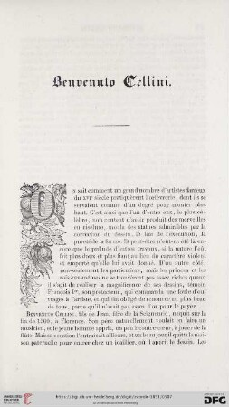 Benvenuto Cellini