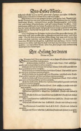 Der Gesang der dreien Menner im fewr ...