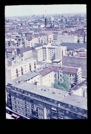 Blick vom Rathausturm 30.5.56.