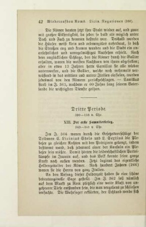 Dritte Periode. 390 - 133 v. Chr.