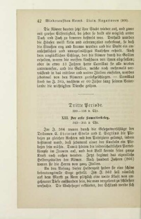 Dritte Periode. 390 - 133 v. Chr.