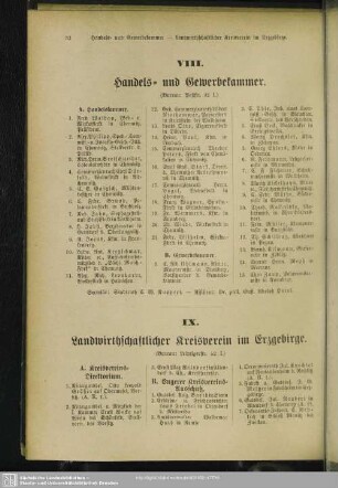 VIII. Handels- und Gewerbekammer