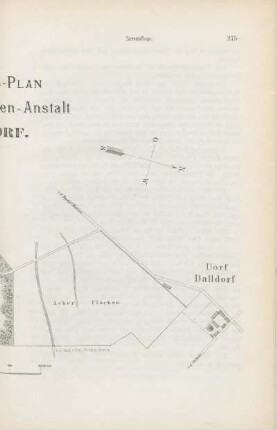 Situations-Plan der städtischen Irren-Anstalt bei Dalldorf