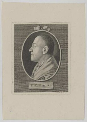 Bildnis des H. C. Hirzel