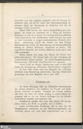 Schlußworte