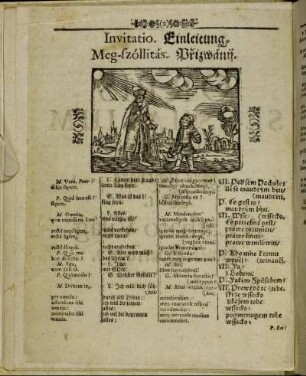 Invitatio. = Einleitung. = Meg-szóllitás. = Prizwánij.