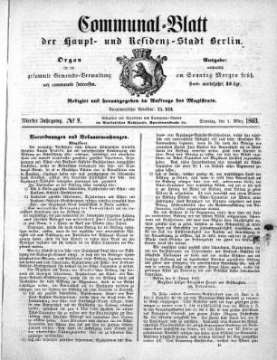 1863,9: No. 9, 1. März 1863