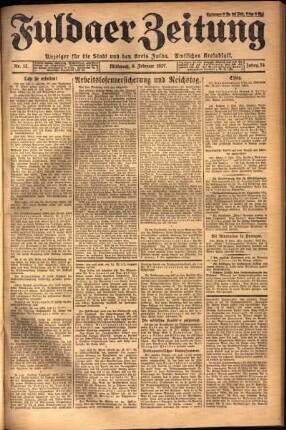 Ausgabe vom Mittwoch, den 09. Februar 1927.