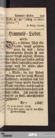 Himmels-Lieder.