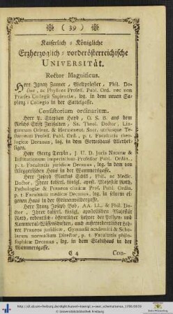 Kaiserlich-Königliche Erzherzoglich-vorderösterreichische Universität.