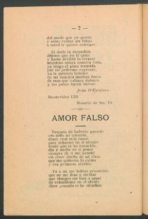 Amor falso