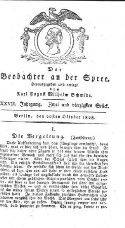 42. Stueck, 20. Oktober 1828