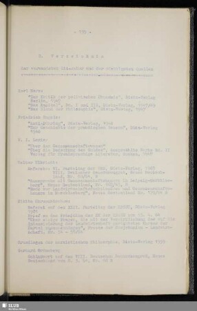 8. Verzeichnis der verwendeten Literatur und der wichtigsten Quellen