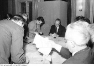 Kommunalwahl, Stimmenauszählung, 22. März 1970