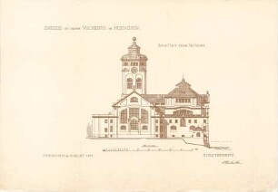 Hocheder, Karl; München; Müller´sches Volksbad - Nordseite (Ansicht)