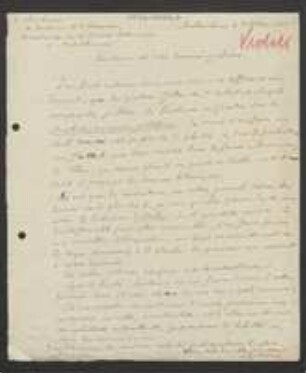 Brief von Gerardus Vrolik an August Emanuel Fürnrohr