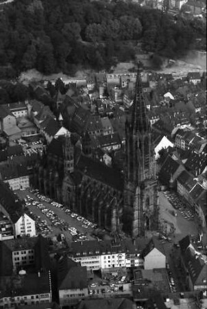 Freiburg: Münster, von Westen