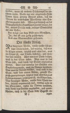 Der fünfte Absatz