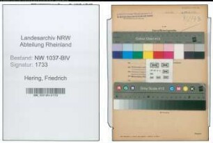 Entnazifizierung Friedrich Hering , geb. 31.05.1900 ()