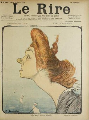 Le Gotha du "Rire", No V, Yvette Guilbert