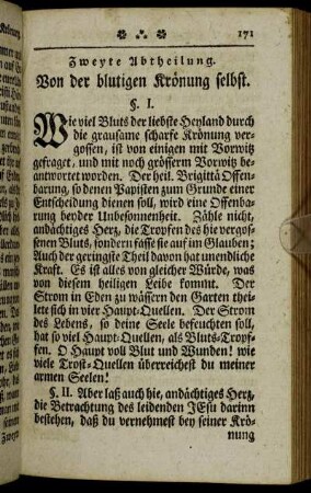 Zweyte Abtheilung. Von der blutigen Krönung selbst.